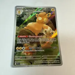 Pokemon Pawmot 209/198 SV01 Illustration Rare Holo Full Art 130 NM 2023 - Image 1