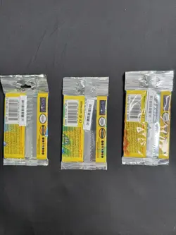 1999 Base Set Pokemon long crimp packs, Full art set, (Factory Sealed) 3 pack - Image 2