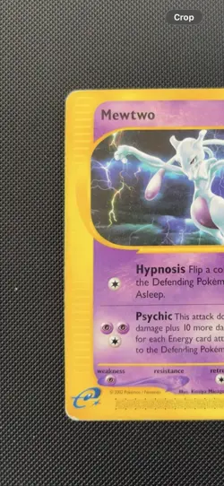 Pokemon TCG Mewtwo 56/165 Expedition Normal (HP) - Image 3