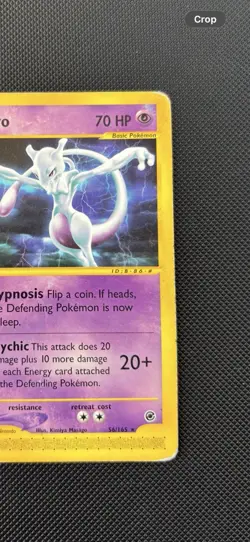 Pokemon TCG Mewtwo 56/165 Expedition Normal (HP) - Image 4