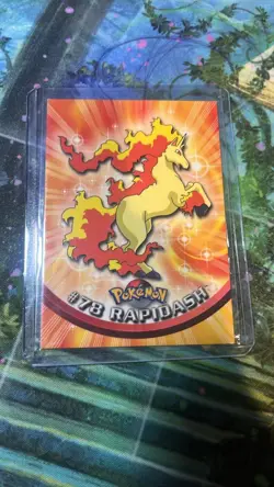 Rapidash #78 Topps Blue Logo Pokemon - Image 1