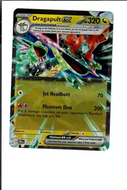 Dragapult ex 073/131 Holo Double Rare Prismatic Evolutions Pokemon Holo NM - Image 1