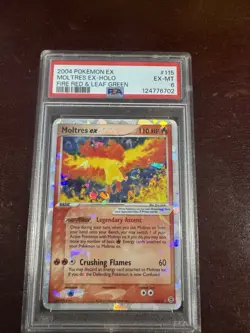 Moltres ex Holo EX PSA 6 115/112 Secret Rare 2004 FireRed & LeafGreen - Image 3