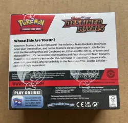 Destined Rivals Booster Box Factory Sealed Pokemon Tear in Seal Mewtwo Rocket - Image 3