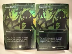 Snakeskin Veil - Set of 2x - Standard Showdown Promo - Foil - MTG - Cowboy Bebop - Image 1