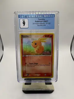 Pokemon 2007 EX Power Keepers #67 Torchic Reverse Holo CGC 9 - Image 1