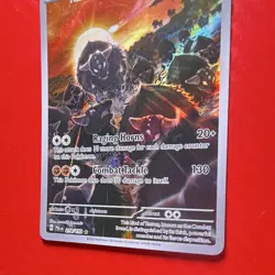 Pokemon TCG Paldean Tauros Illustration Rare Holo SV02 Paldea Evolved 218/193 - Image 3