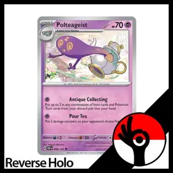 Pokemon TCG: Obsidian Flames - Reverse Holo - 098/197 - Polteageist - Image 1