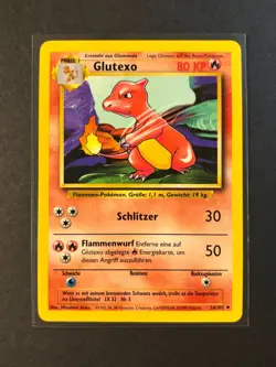 Pokemon German Charmeleon Glutexo 24/102 Base Set Uncommon NM/LP - Image 1