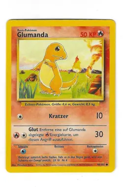Pokemon TCG Charmander 46/102 (Glumanda) GERMAN - Image 1
