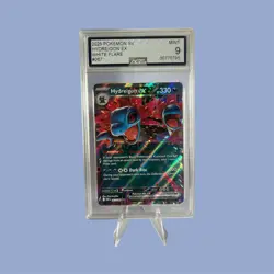 Pokemon White Flare 2025 Hydreigon ex 067/086 English AGS 9 - Image 1