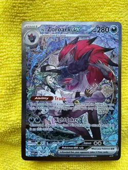 2026 Pokemon Ascended Heroes #286/217 N's Zoroark ex Special Illustration Rare - Image 1