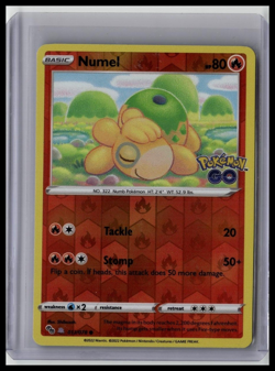 Numel (Peelable Ditto) PGO 013/078 Pokemon Pokemon GO Common Reverse Holofoil... - Image 1