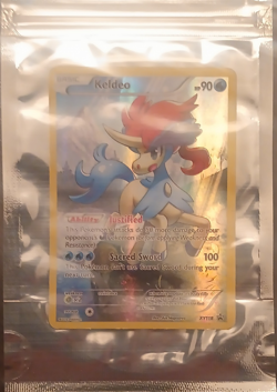 Pokemon TCG Keldeo XY118 XY Promo English Basic 90HP Holo Sacred Sword 100 - Image 1