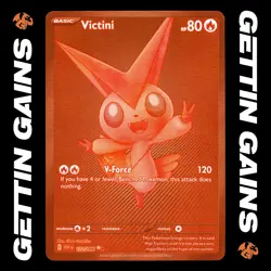 Victini - 172/086 - BWR - White Flare - Pokemon Card - NM/M - Image 1