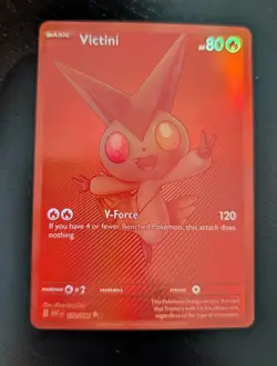 Victini Red BWR 172/086 White Flare NM fresh out of pack Pokemon English - Image 1