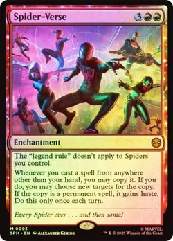 NM Foil Spider-Verse, MTG, Marvel's Spider-Man, Magic the Gathering, 93 - Image 1
