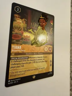 Disney Tiana - Restaurant Owner Legendary Foil 16/204 Azurite Sea Amber Lorcana - Image 2