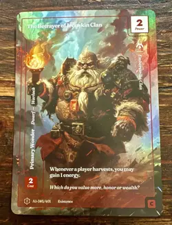Wonders of the First | The Betrayer of Ironskin Clan | ALT Formless Foil 385/401 - Image 1
