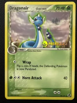 Dragonair Delta Species Prerelease 28/101 Dragon Frontiers Nintendo Pokemon - Image 1