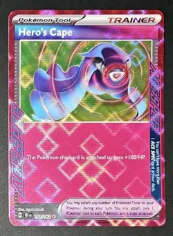 Hero's Cape 152/162 2024 Pokemon SV05 Temporal Forces ACE SPEC Rare Holo - Image 1