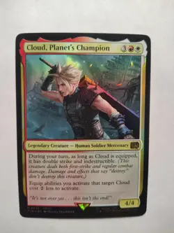Cloud, Planet's Champion 552 Mythic FINAL FANTASY Magic: The Gathering Foil NM/M - Image 1