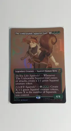 The Unbeatable Squirrel Girl (Borderless) Marvel Super Heroes Foil - Image 1