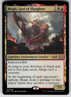 Mogis, God of Slaughter Mythic Commander: Duskmourn: House of Horror 89 MTG NM - Image 1