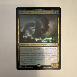 Aesi, Tyrant of Gyre Strait - Commander Legends Foil Mythic #365 MTG - Image 1