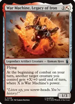 War Machine, Legacy of Iron 238 UC Marvel Super Heroes MTG NM/M - Image 3
