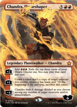 Chandra, Flameshaper (Borderless) M Foundations 360 NM - Image 1