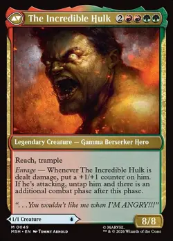 Bruce Banner // The Incredible Hulk (49) Normal - Marvel Super Heroes (MSH) NM - Image 2