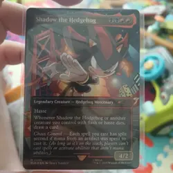 Shadow the Hedgehog (Rainbow Foil) Secret Lair Drop Foil - Image 1