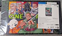 One Piece Card Game! Official Limited EditionVol.4 Roronoa Zoro Playmat & Promo! - Image 1