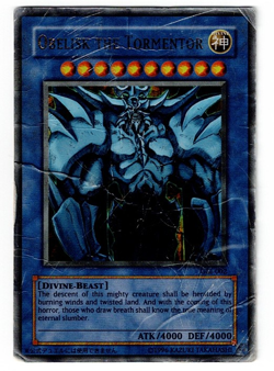 YuGiOh Obelisk the Tormentor - GBI-002 - Ultra Rare - Gameboy Worldwide - Poor - Image 1
