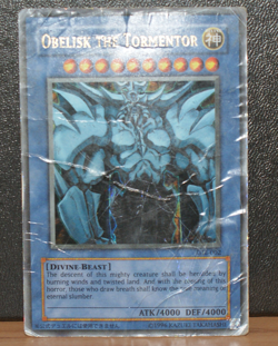 YuGiOh Obelisk the Tormentor - GBI-002 - Ultra Rare - Gameboy Worldwide - Poor - Image 4