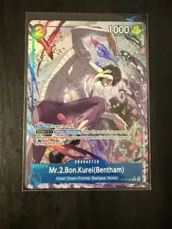 Mr.2.Bon. Kurei Alt Art OP16-055 One Piece Time of Battle ENGLISH - Image 1