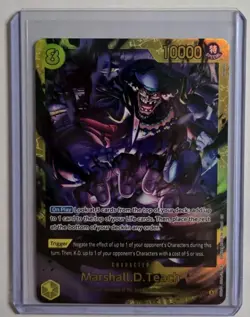 One Piece TCG Marshall.D.Teach SEC Foil Special OP16-119 EN NM - Image 1