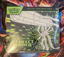 Pokemon TCG Mega Evolution Perfect Order Elite Trainer Box Factory Sealed - Image 1