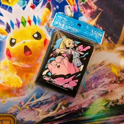 Japan Pokemon Center Exclusive Lillie & Clefairy Card Sleeves | New & Sealed - Image 1