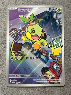 Turtwig 040 MEP EN Pokemon Card Full Art Holo First Partner Promo 2026 NM+ - Image 1