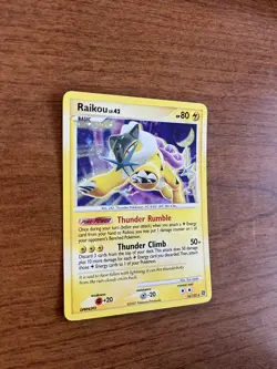 Raikou LV.42 16/132 Holo Rare Secret Wonders Pokemon Card 2007 NM - Image 2