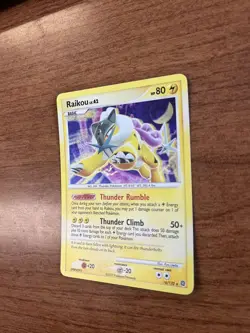 Raikou LV.42 16/132 Holo Rare Secret Wonders Pokemon Card 2007 NM - Image 3