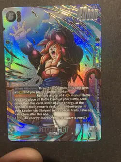 Bandai DBS Card Game Gogeta : GT SCR Alt Art Foil FB09-123 - Image 1