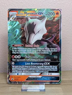 Alolan Marowak GX SM187 Jumbo Cards Holo - Image 1