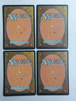 Mystic Veil x4 Playset, MTG Visions (1997), Common Blue Enchantment VNM - Image 2