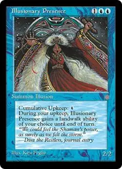 Magic MTG - Illusionary Presence - Ere glaciaire - PLAYED - EN - Image 1