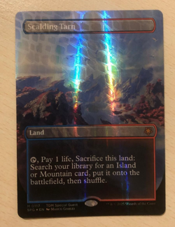 MTG Borderless Dragonscale Foil Scalding Tarn NM Unplayed Special Guests - Image 1