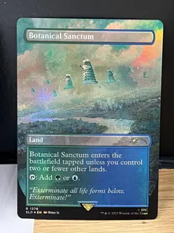 Mtg Secret Lair— Botanical Sanctum Foil —NM - Image 1