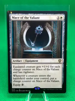 MTG - MACE OF THE VALIANT - All Will Be One Commander (R) - Image 1